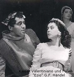 Kaiser Valentiniano und Fulvia
                   
