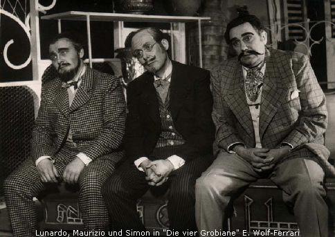 Lunardo, Maurizio und Simon in 