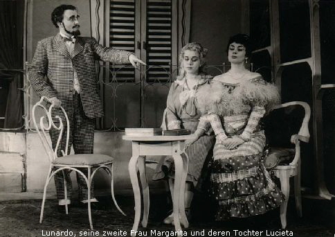 Lunardo, seine zweite Frau Margarita und deren Tochter Lucieta